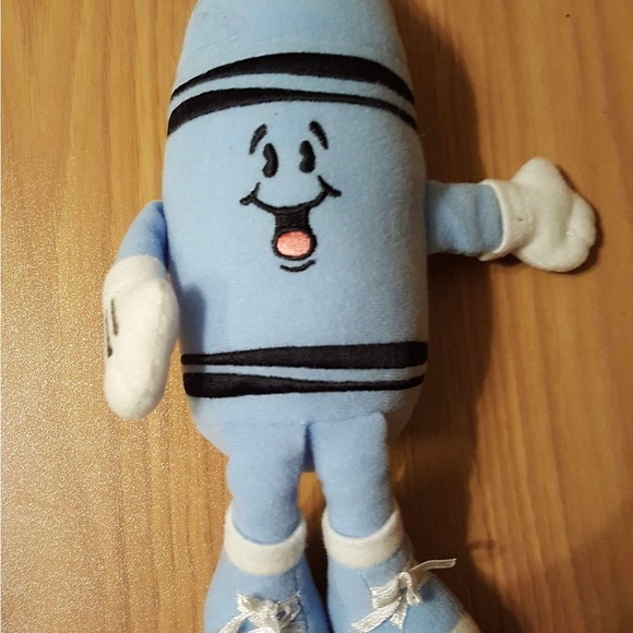 Crayola Toys Vintage Crayola Blue Crayon Plush Rare Baby Blue Crayon Poshmark